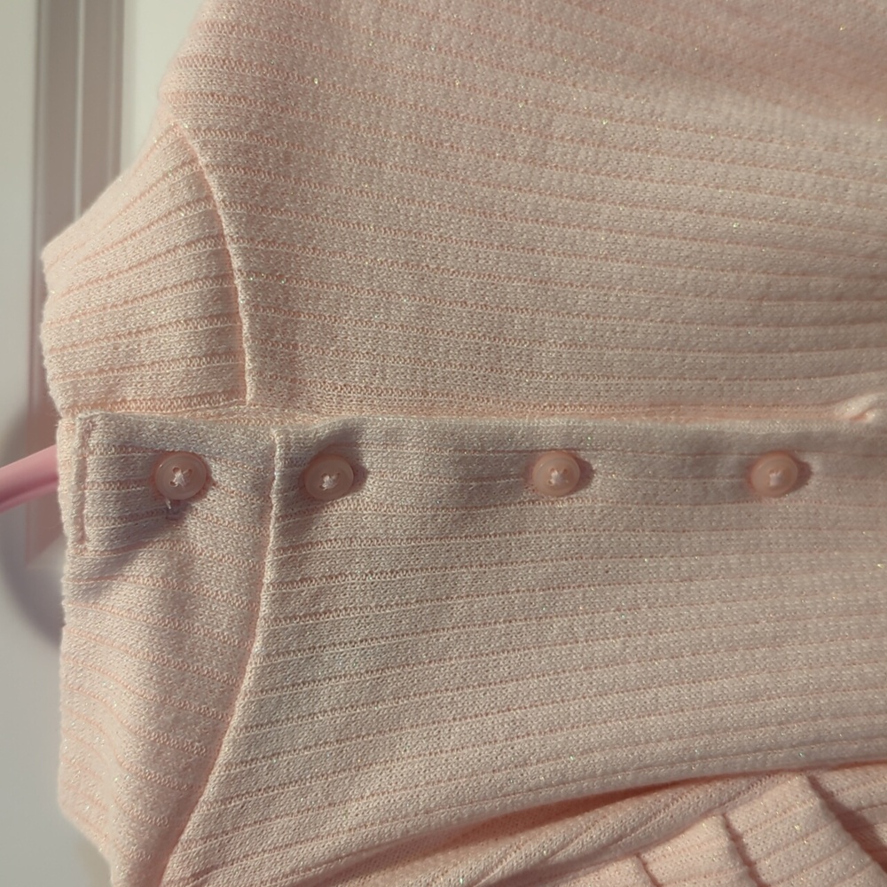 Janie And Jack Pink Sparkly Size 8 Turtleneck - Picture 3 of 4